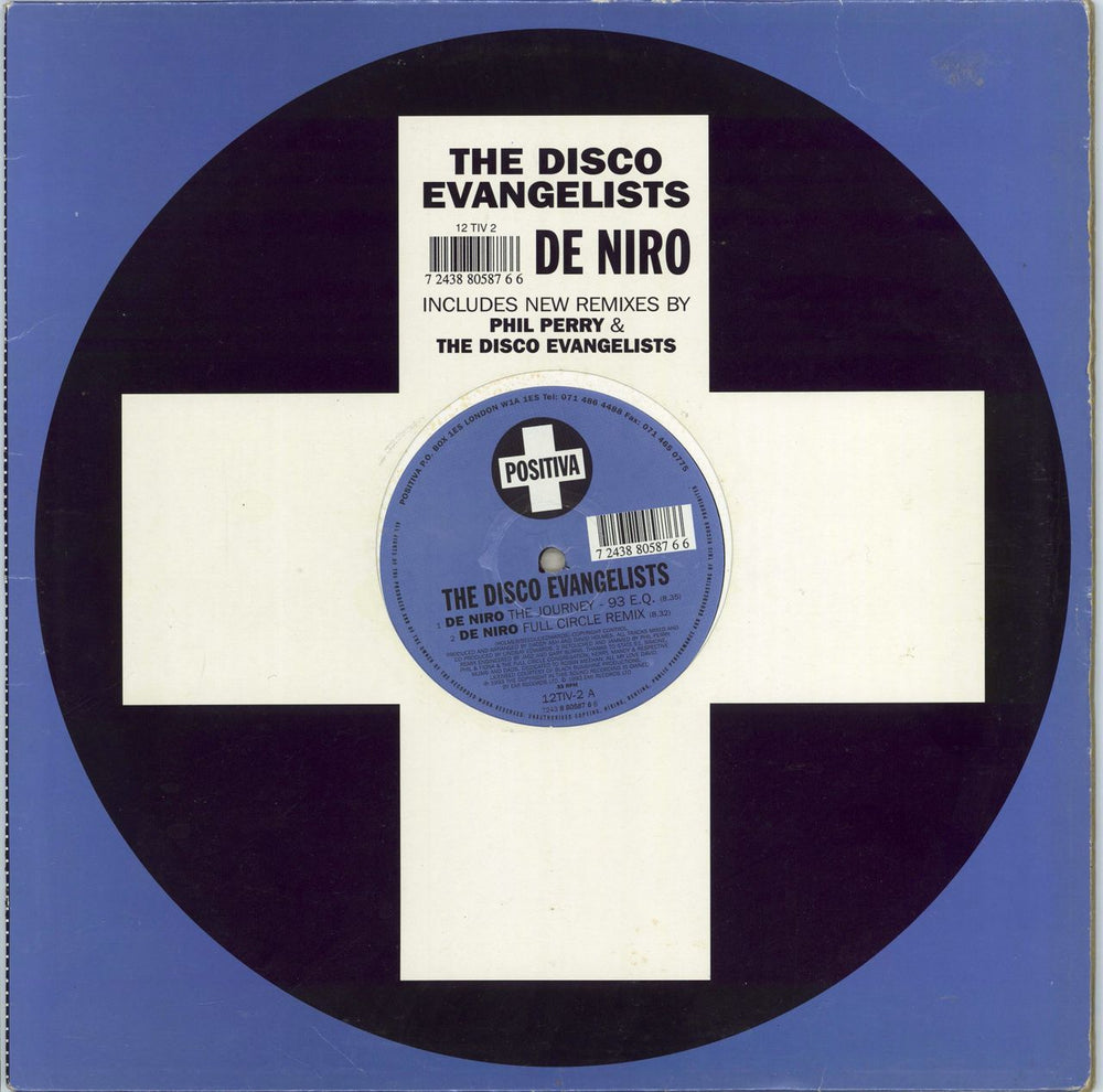 Disco Evangelists De Niro UK 12" vinyl single (12 inch record / Maxi-single) 12TIV2