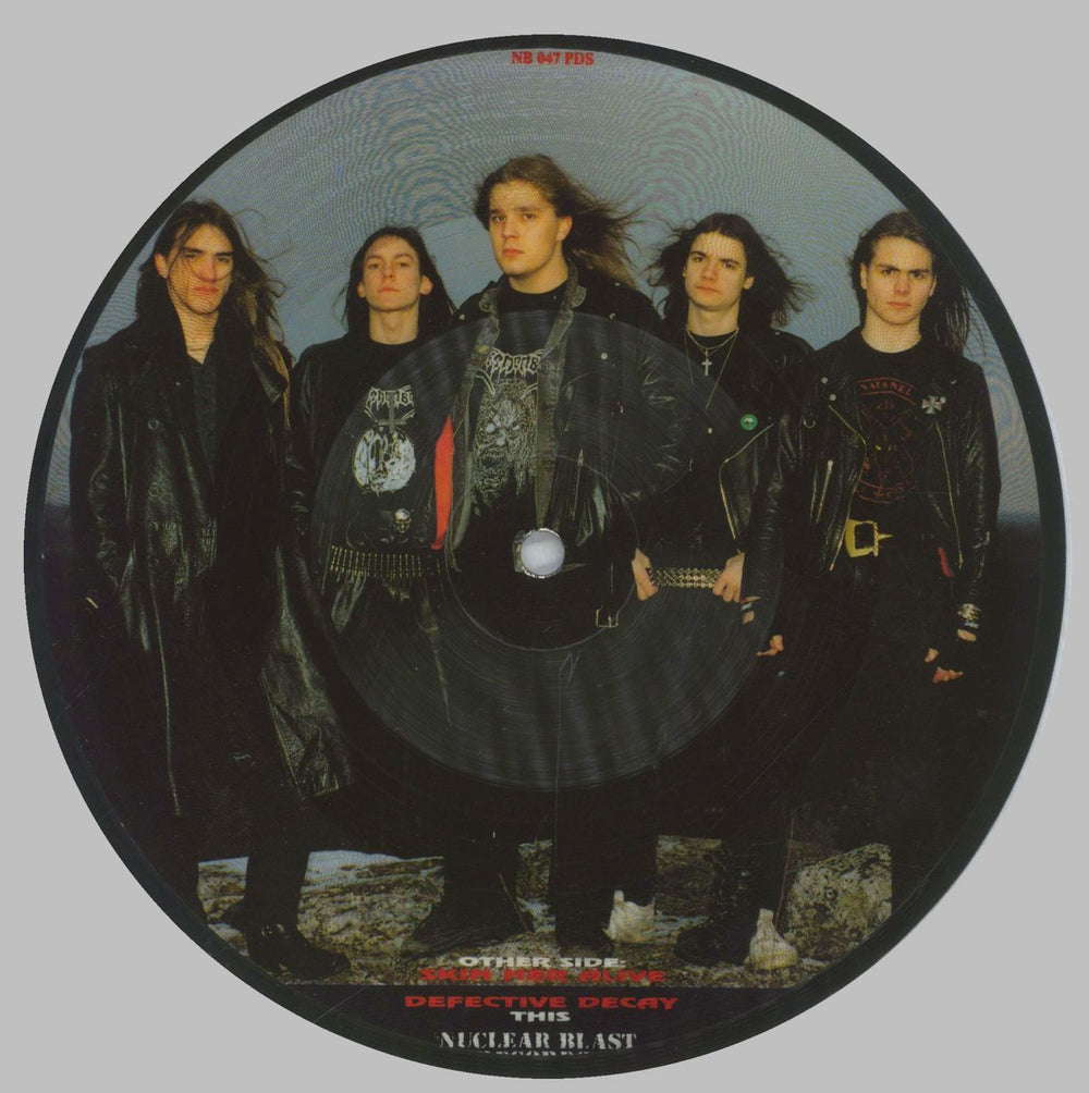 Dismember Skin Her Alive German 7" vinyl picture disc (7 inch picture disc single) 727361601812