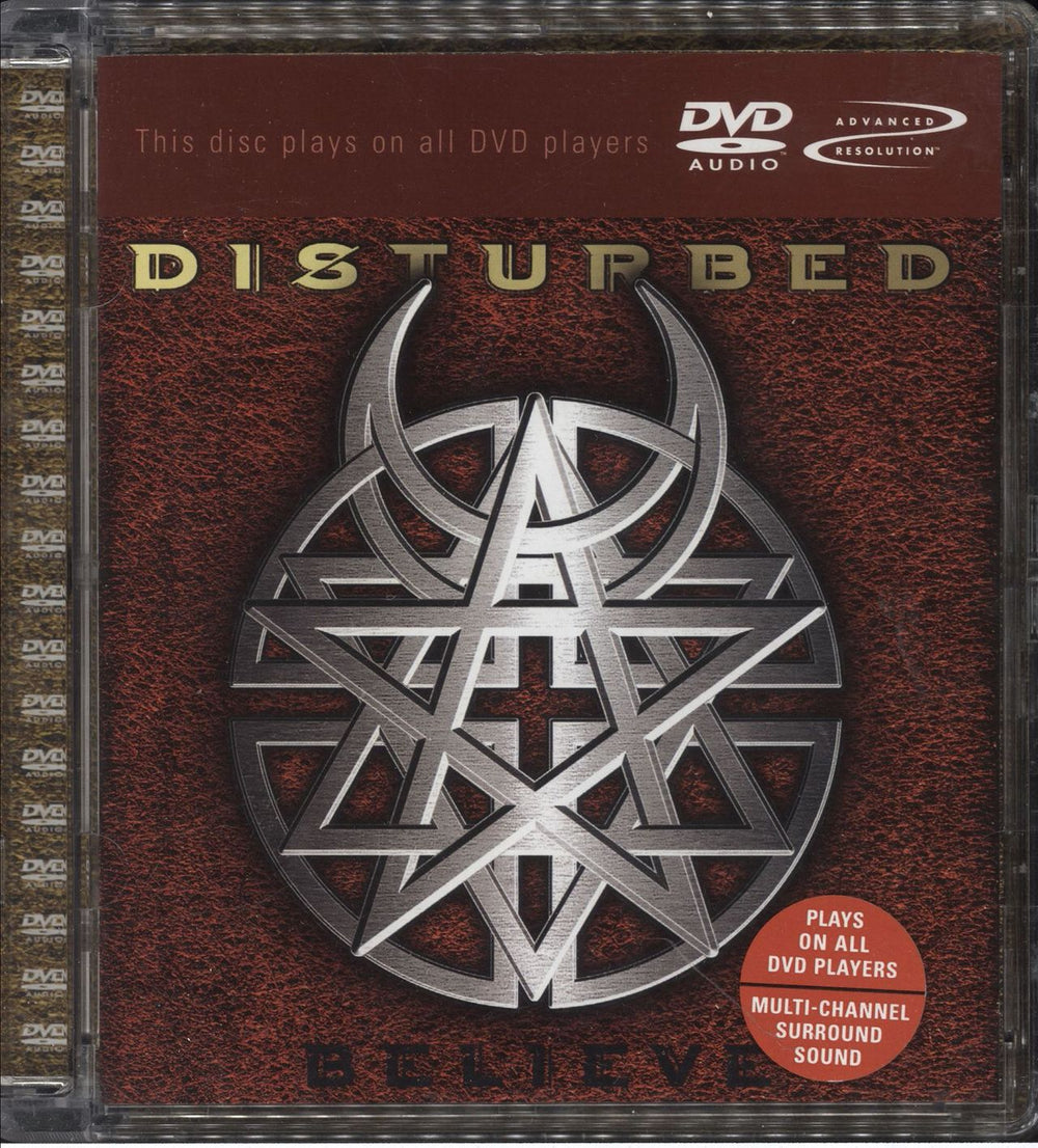 Disturbed Believe German DVD-Audio disc 9362-48320-9