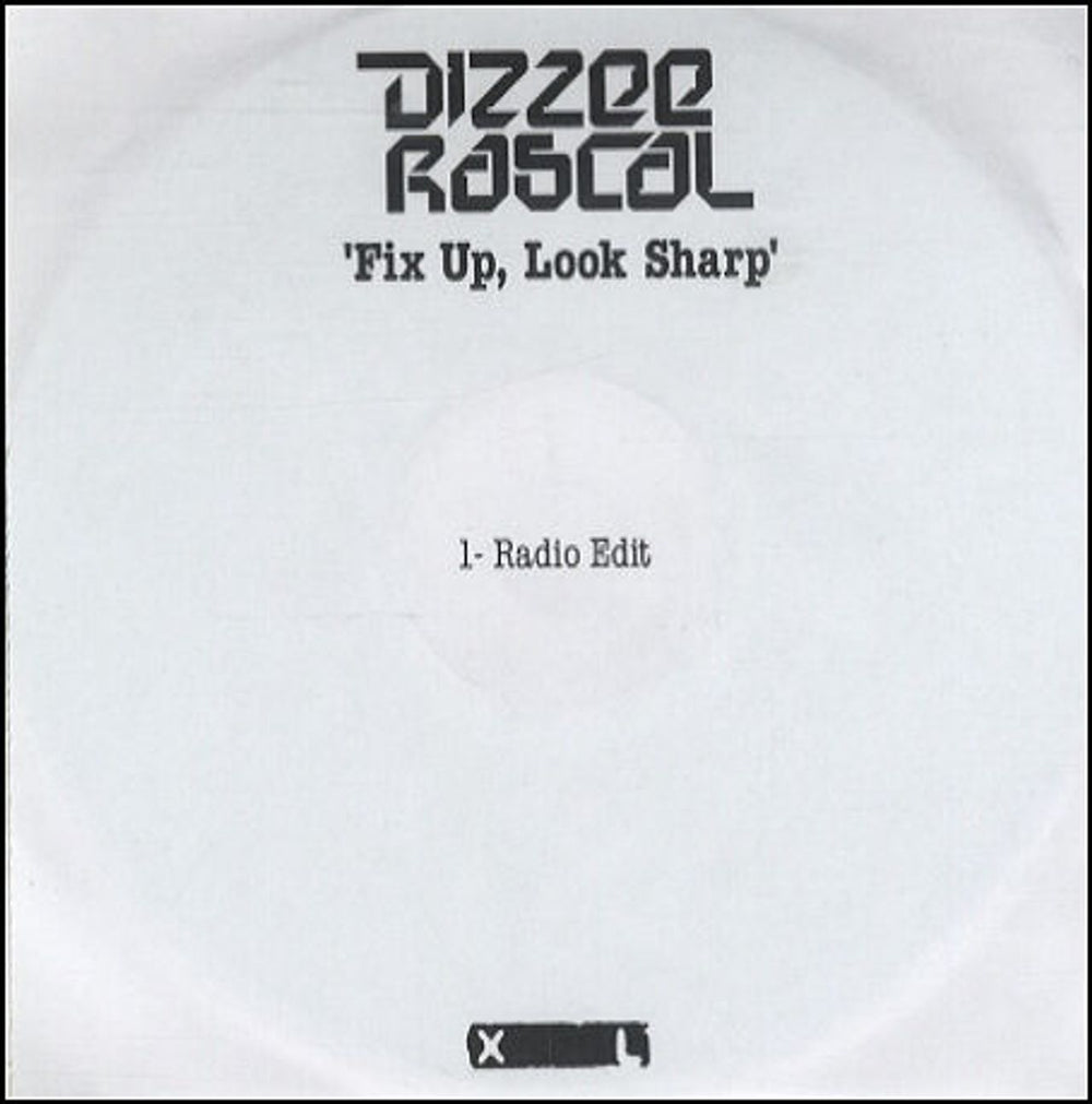 Dizzee Rascal Fix Up Look Sharp UK Promo CD-R acetate CD-R ACETATE