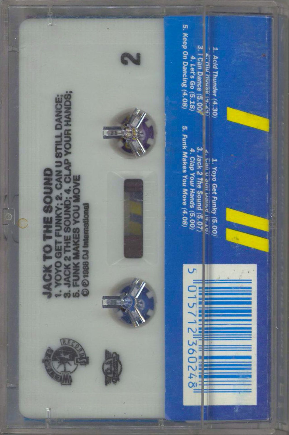 DJ Fast Eddie Jack To The Sound UK cassette album 5015712360248