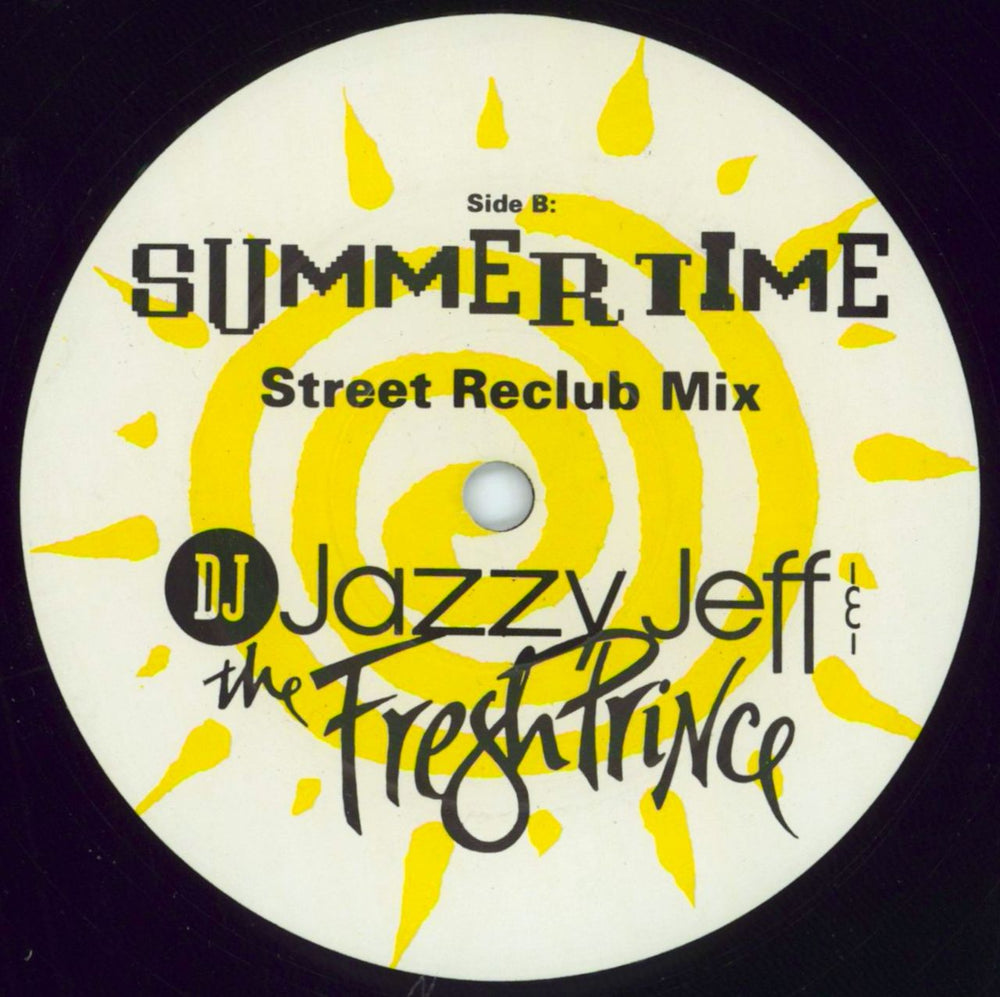 DJ Jazzy Jeff & The Fresh Prince Summertime UK 12" vinyl single (12 inch record / Maxi-single) 5013705133862