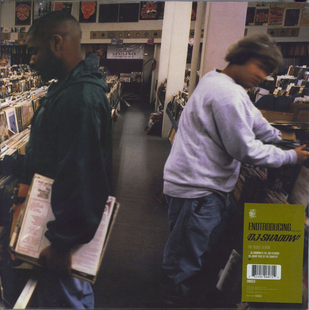 DJ Shadow Endtroducing UK 2-LP vinyl record set (Double LP Album) MW059