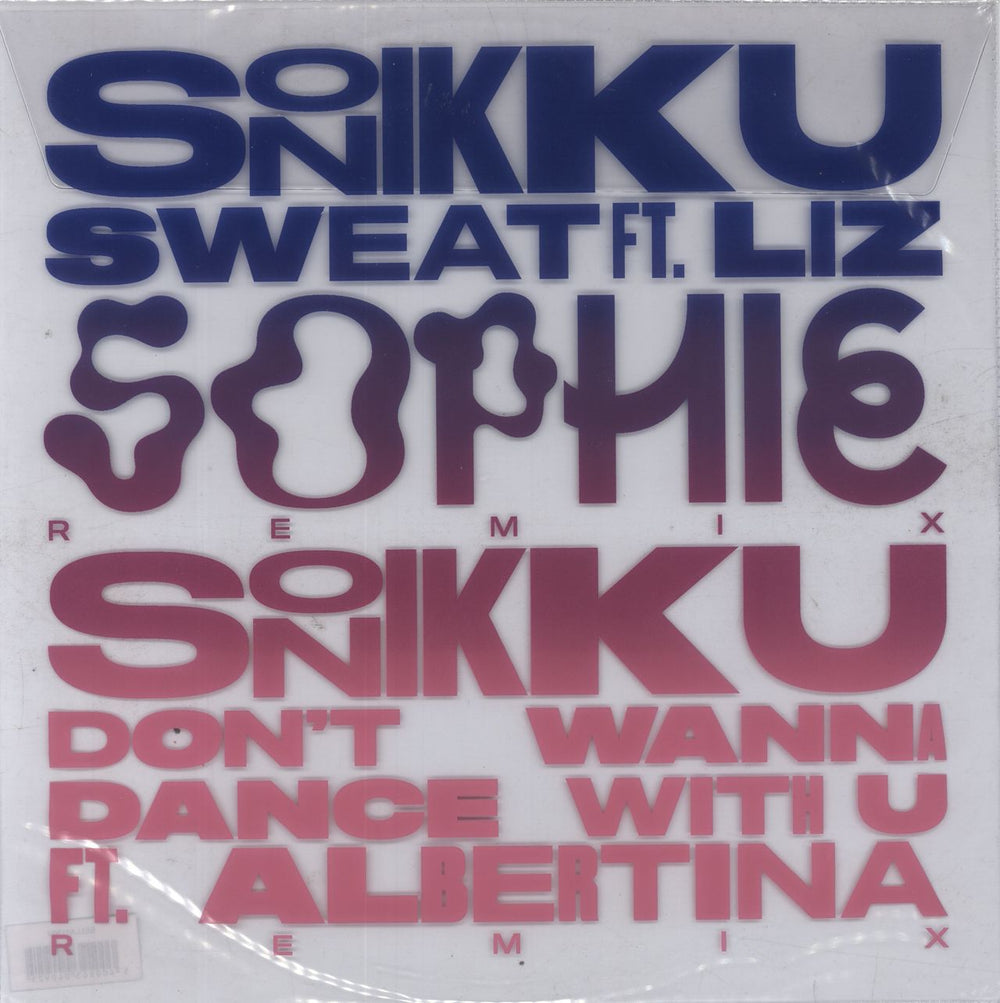 DJ Sonikku Sweat [SOPHIE Remix] UK 12" vinyl single (12 inch record / Maxi-single) BELLA1130V