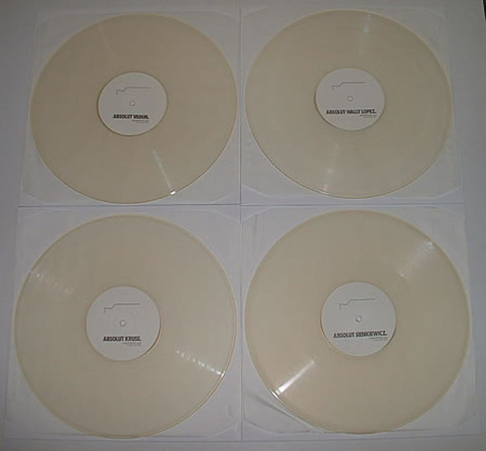 DJ Vadim, Lopez, Kruse & Sienkiewicz Absoluttracks - Opaque Vinyl Set of 4 UK Promo 12" vinyl single (12 inch record / Maxi-single)