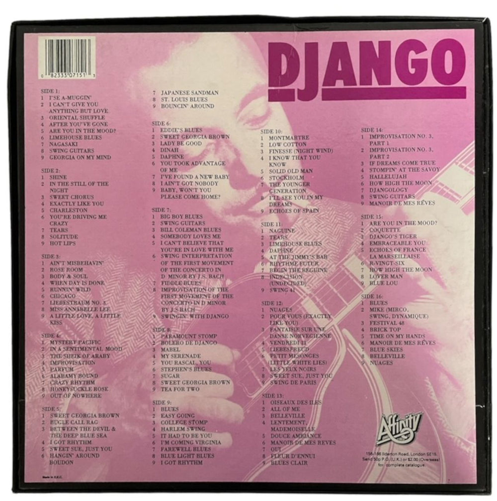 Django Reinhardt Django UK Vinyl Box Set