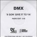 DMX X Gon' Give It To Ya UK Promo CD-R acetate CD-R ACETATE