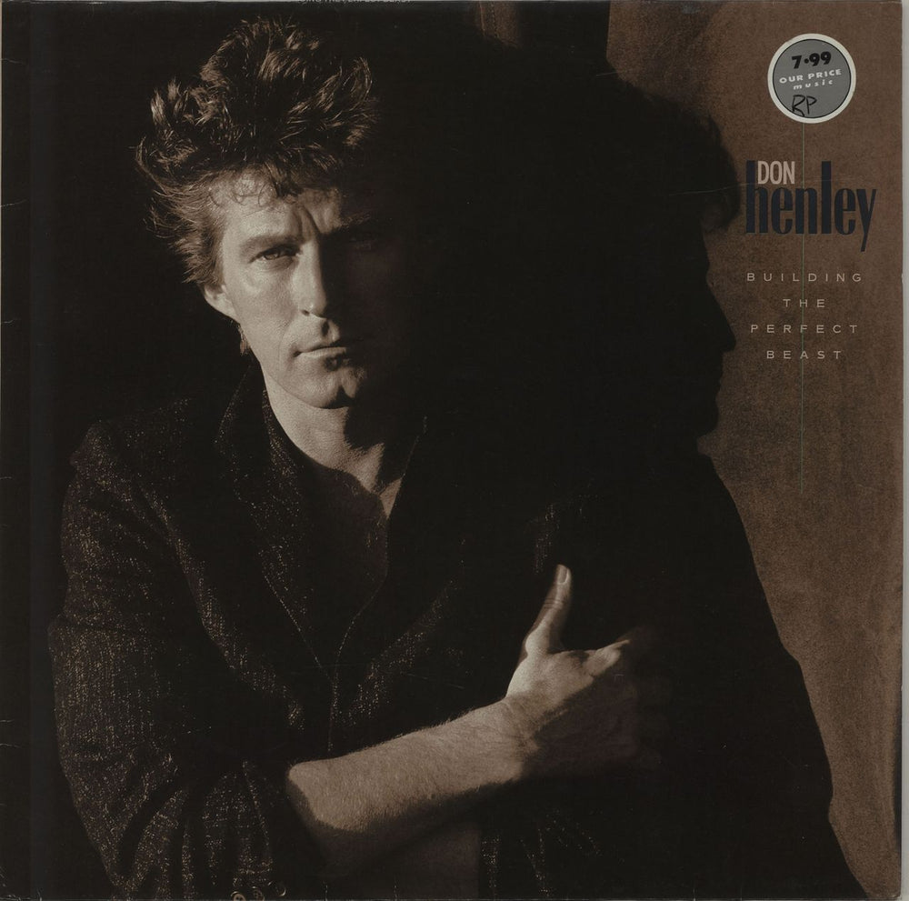 Don Henley Building The Perfect Beast - stickered p/s German vinyl LP album (LP record) 924026-1