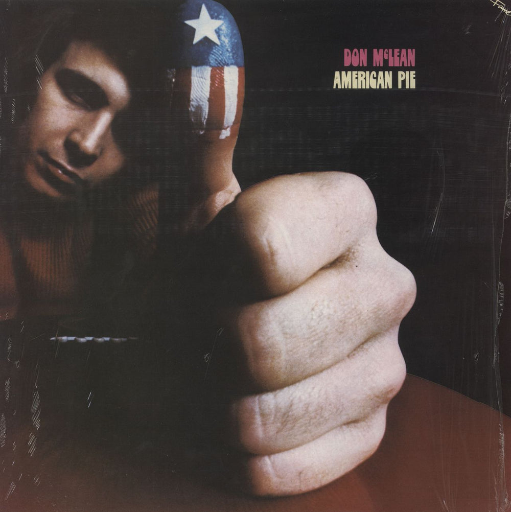 Don McLean American Pie - shrink UK vinyl LP album (LP record) FA3023