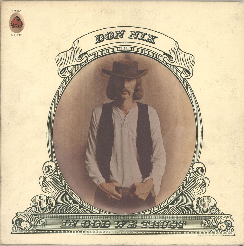 Don Nix In God We Trust US vinyl LP album (LP record) SHE-8902