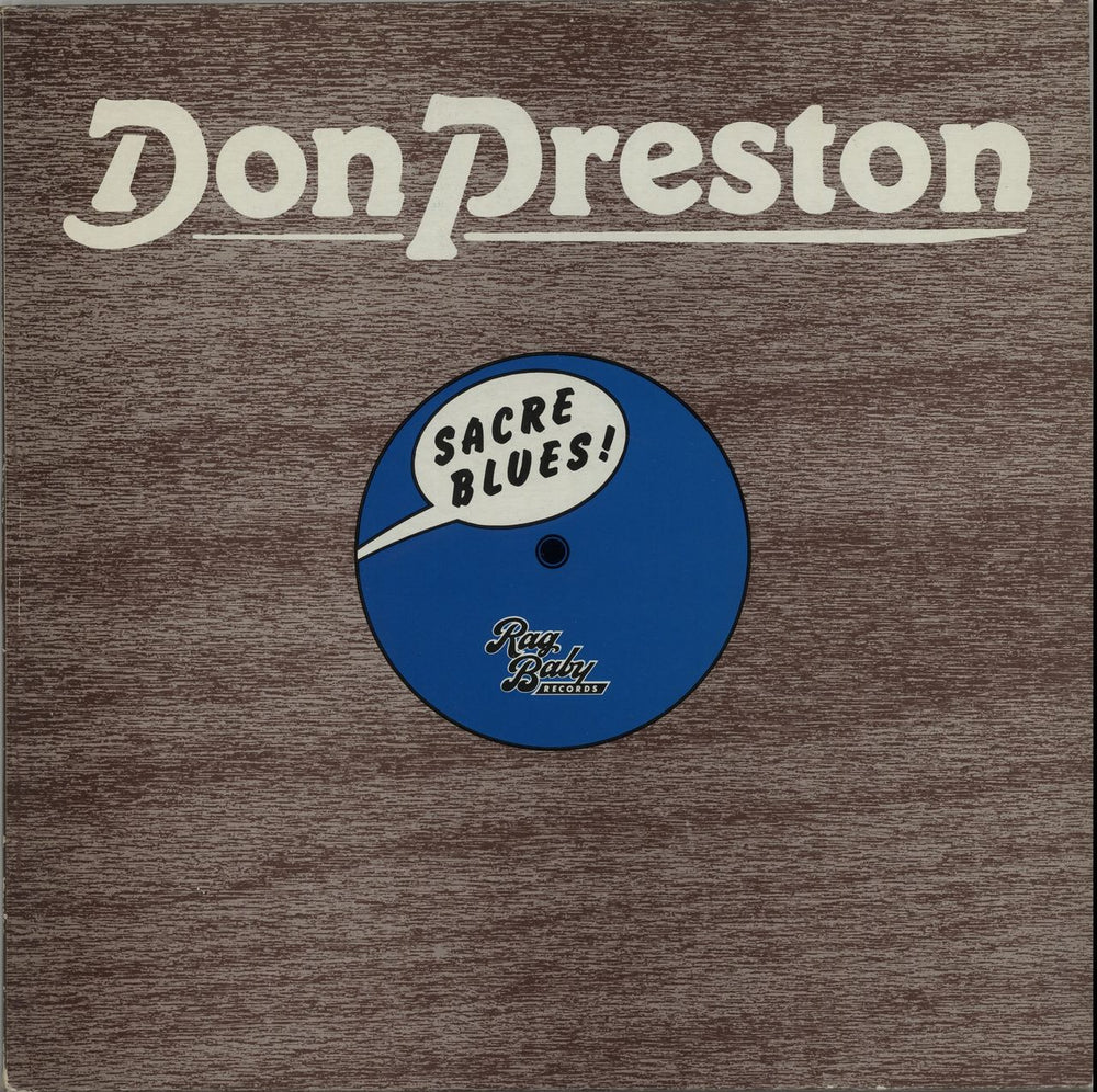 Don Preston (Guitar) Sacre Blues! UK vinyl LP album (LP record) RAG1005