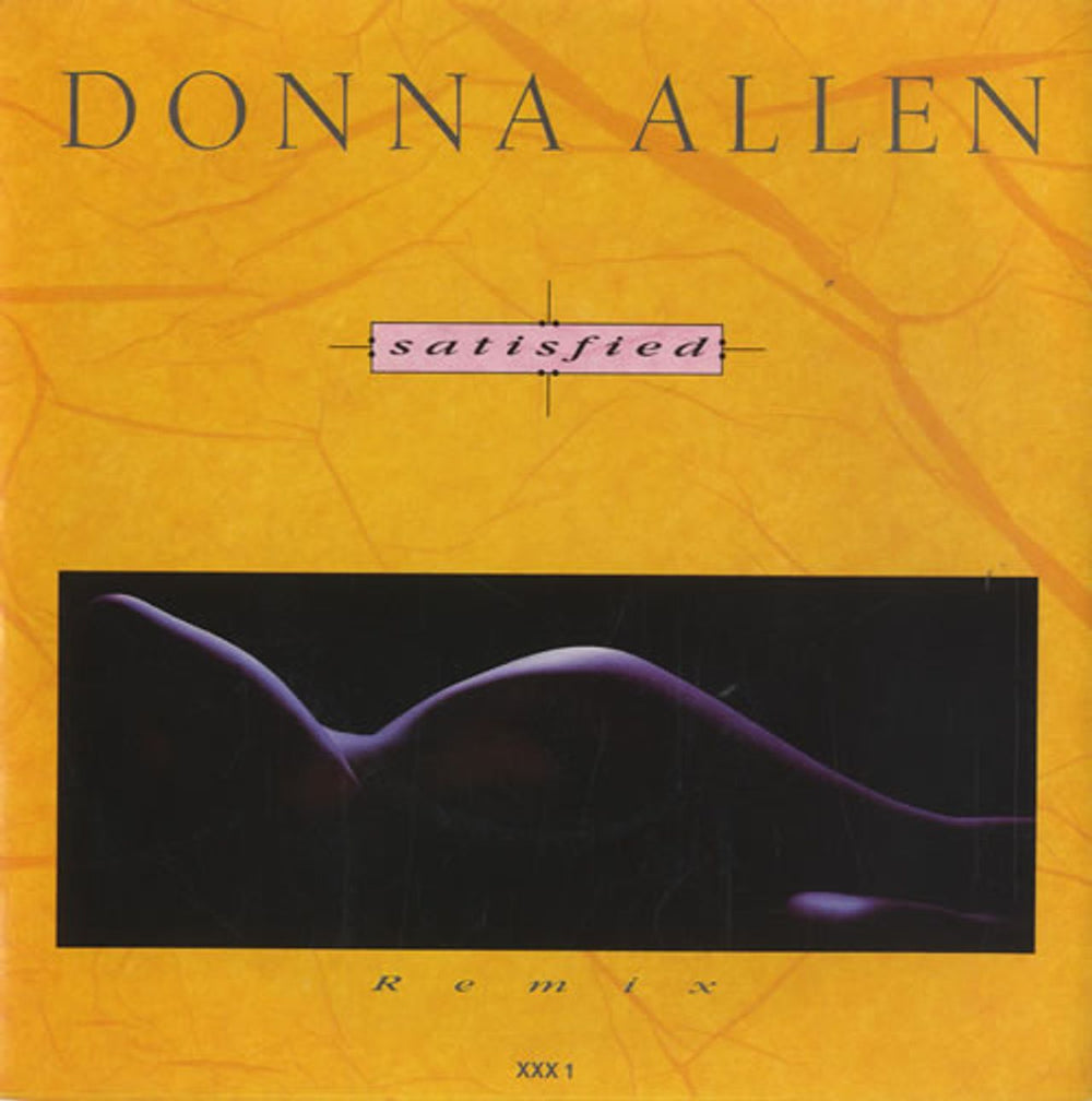 Donna Allen Satisfied UK 7" vinyl single (7 inch record / 45) XXX1