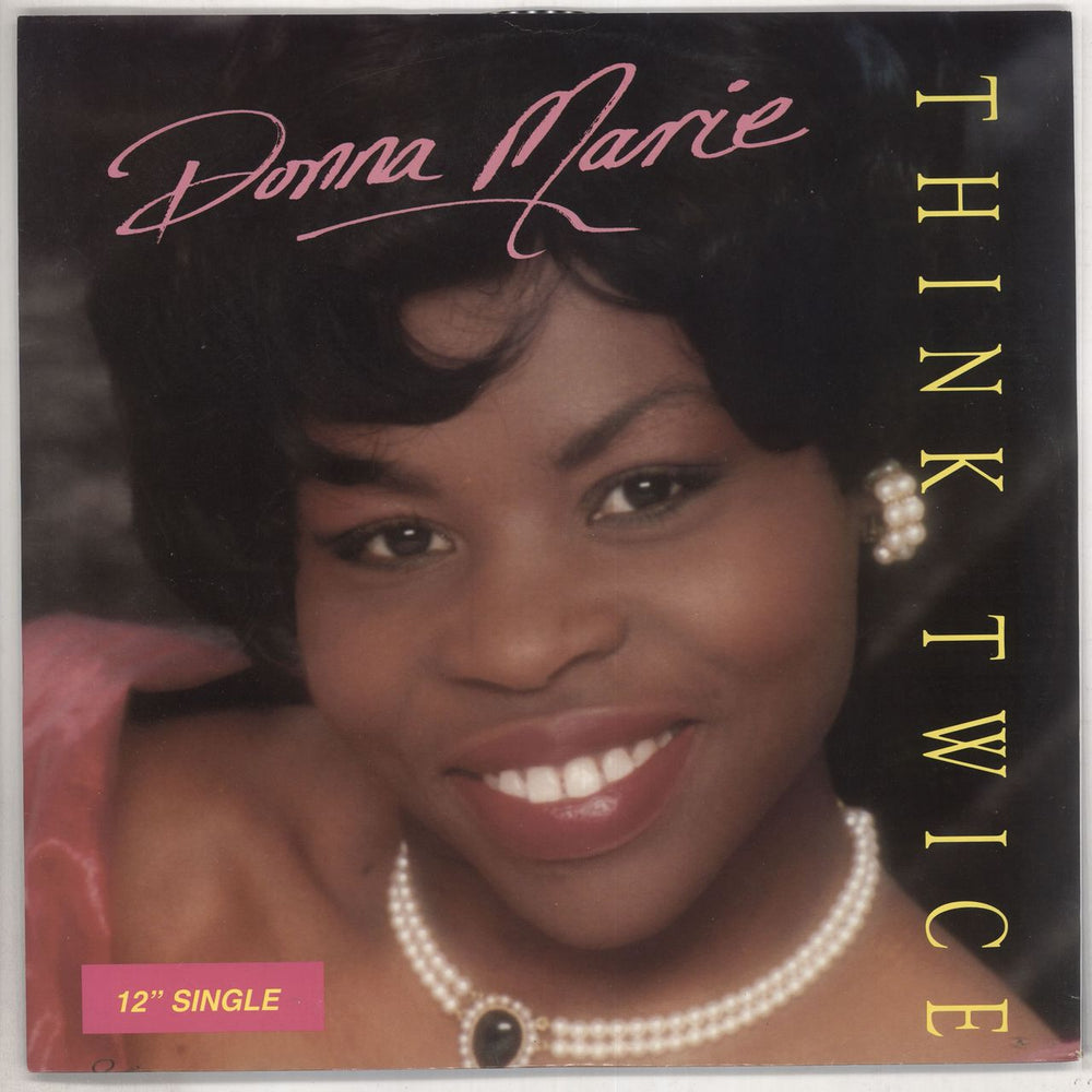 Donna Marie Think Twice UK 12" vinyl single (12 inch record / Maxi-single) 12LDR082