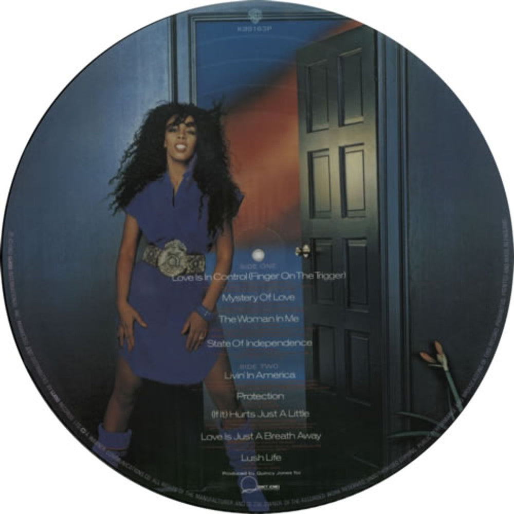 Donna Summer Donna Summer UK picture disc LP (vinyl picture disc album) SUMPDDO67444