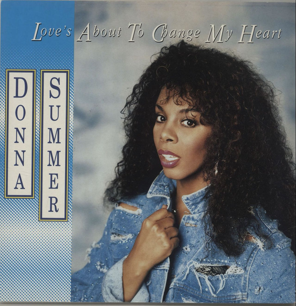 Donna Summer Love's About To Change My Heart UK 7" vinyl single (7 inch record / 45) U7494