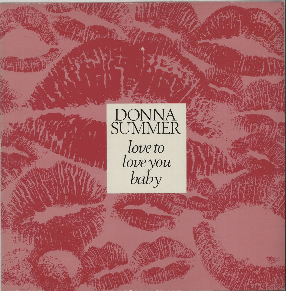 Donna Summer Love To Love You Baby UK 12" vinyl single (12 inch record / Maxi-single) CANX1014