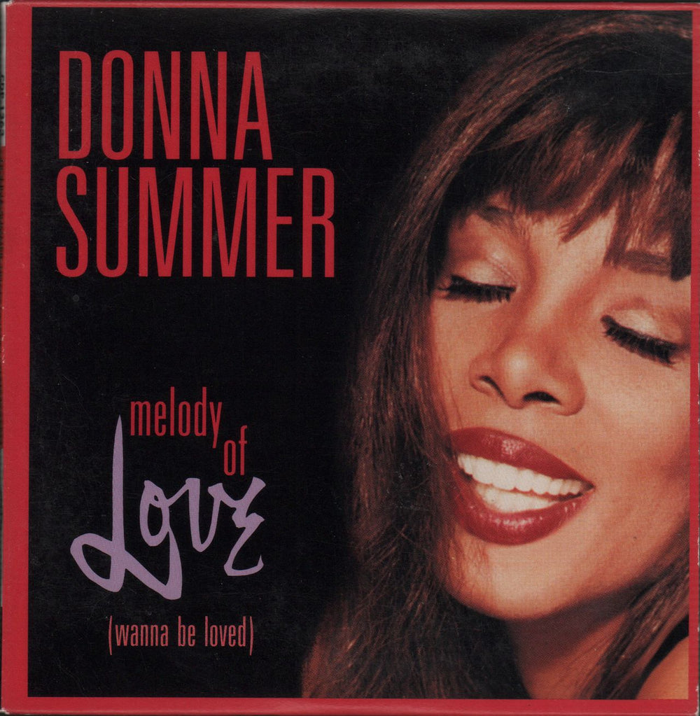 Donna Summer Melody Of Love (Wanna Be Loved) US Promo CD single (CD5 / 5") CDP1363