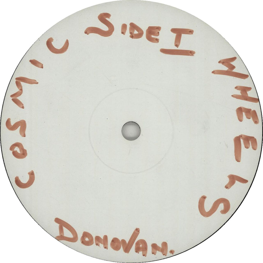 Donovan Cosmic Wheels - Test Pressing UK vinyl LP album (LP record) DOVLPCO192249