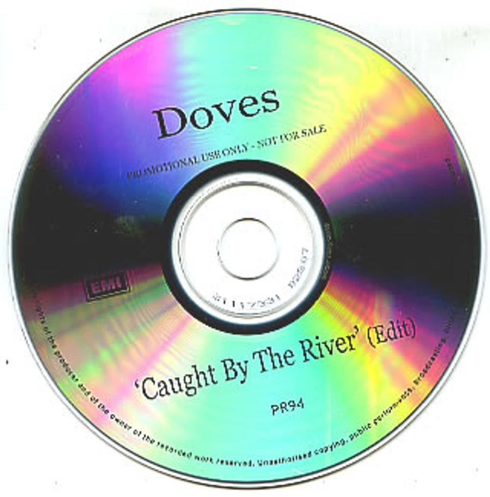 Doves Caught By The River Australian Promo CD-R acetate CD-R ACETATE