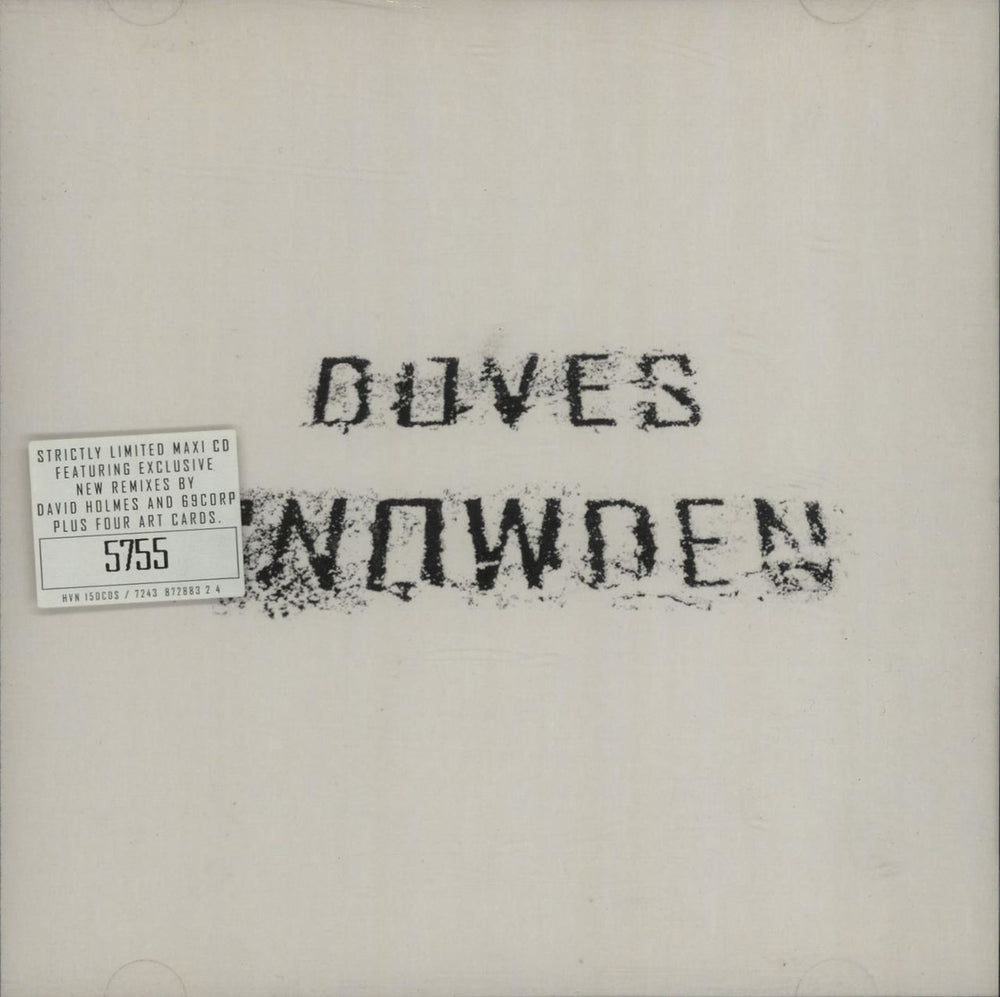 Doves Snowden UK CD single (CD5 / 5") HNV150CDS