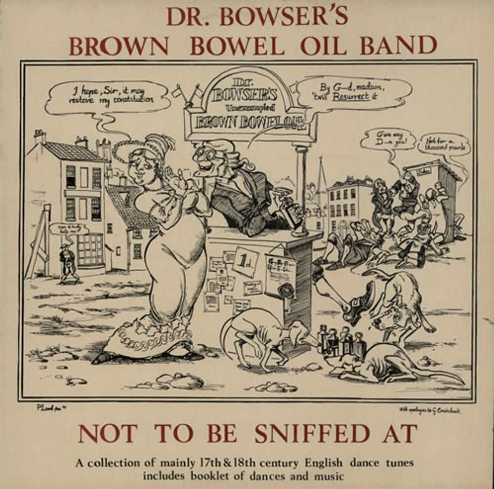 Dr. Bowser's Brown Bowel Oil Band Not To Be Sniffed At UK vinyl LP album (LP record) WLP010