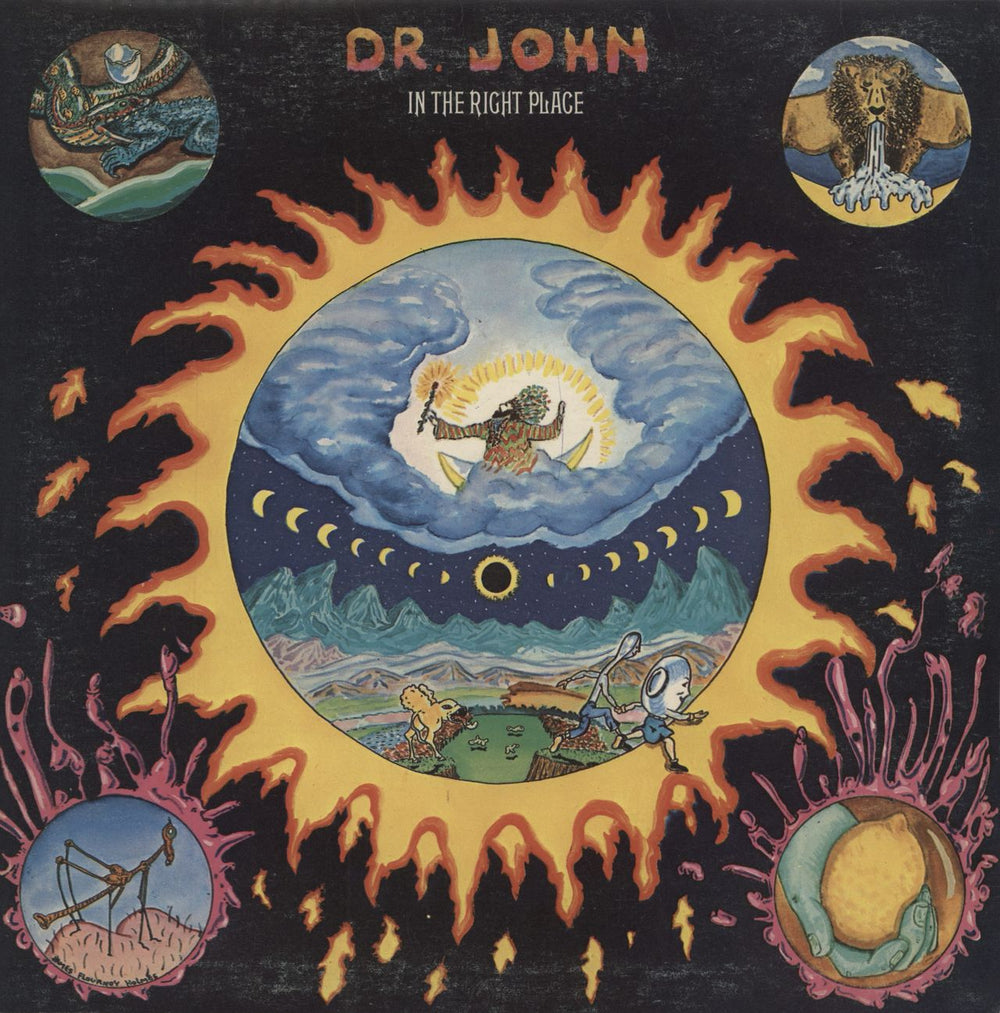 Dr John In The Right Place - US Sleeve - VG UK vinyl LP album (LP record) K50017