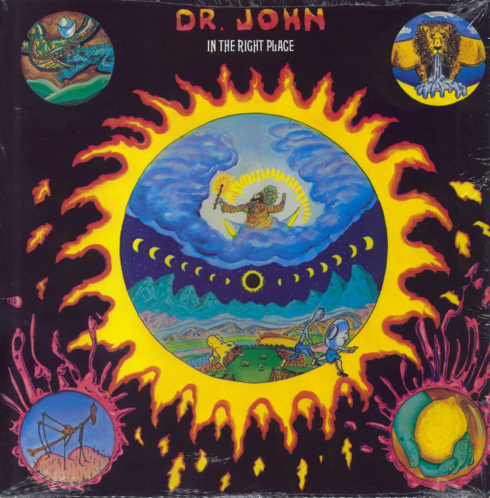 Dr John In The Right Place US vinyl LP album (LP record) SD7018