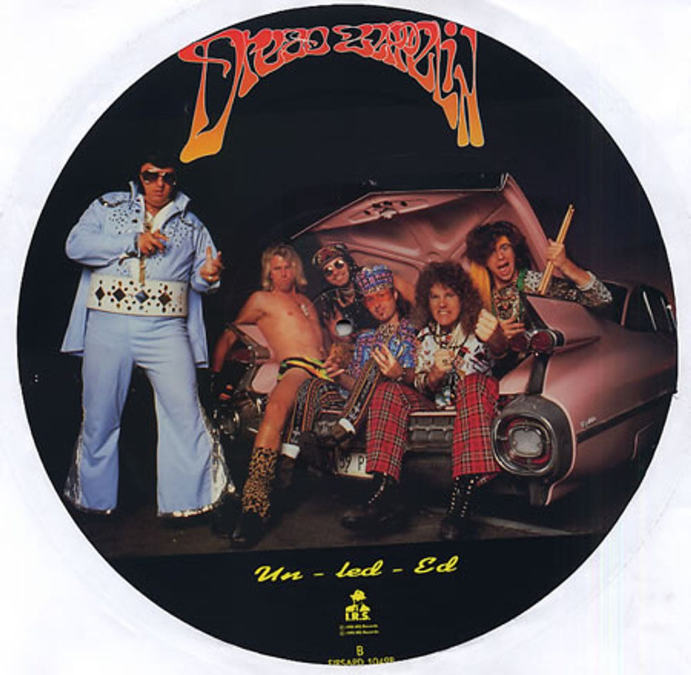 Dread Zeppelin Un-Led-Ed UK picture disc LP (vinyl picture disc album) EIRSAPD1042