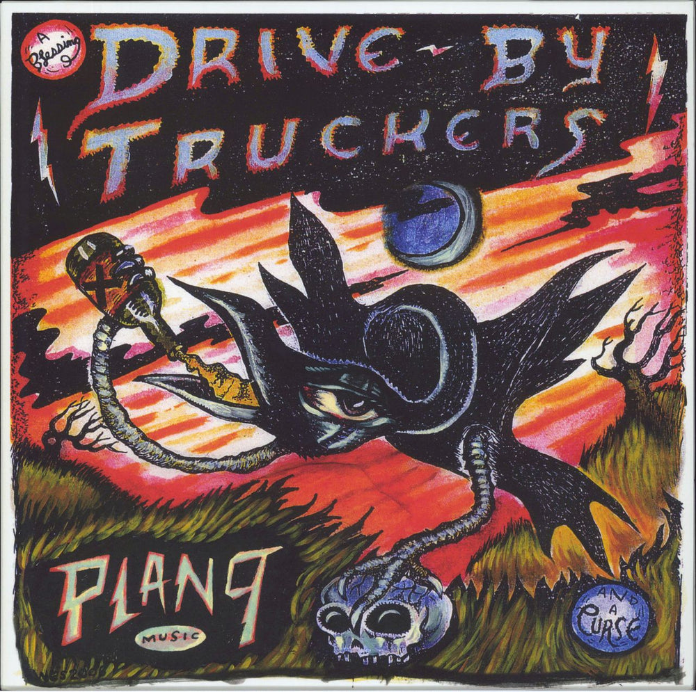 Drive-By Truckers Plan 9 Records July 13, 2006 - Lime Green Vinyl US 3-LP vinyl record set (Triple LP Album) NW5516