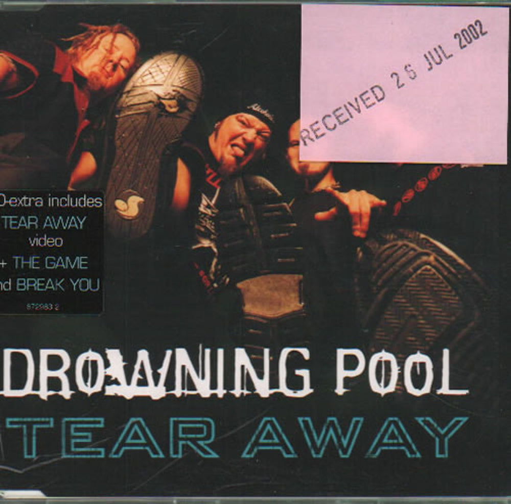 Drowning Pool Tear Away UK Promo CD single (CD5 / 5") XPCD2699