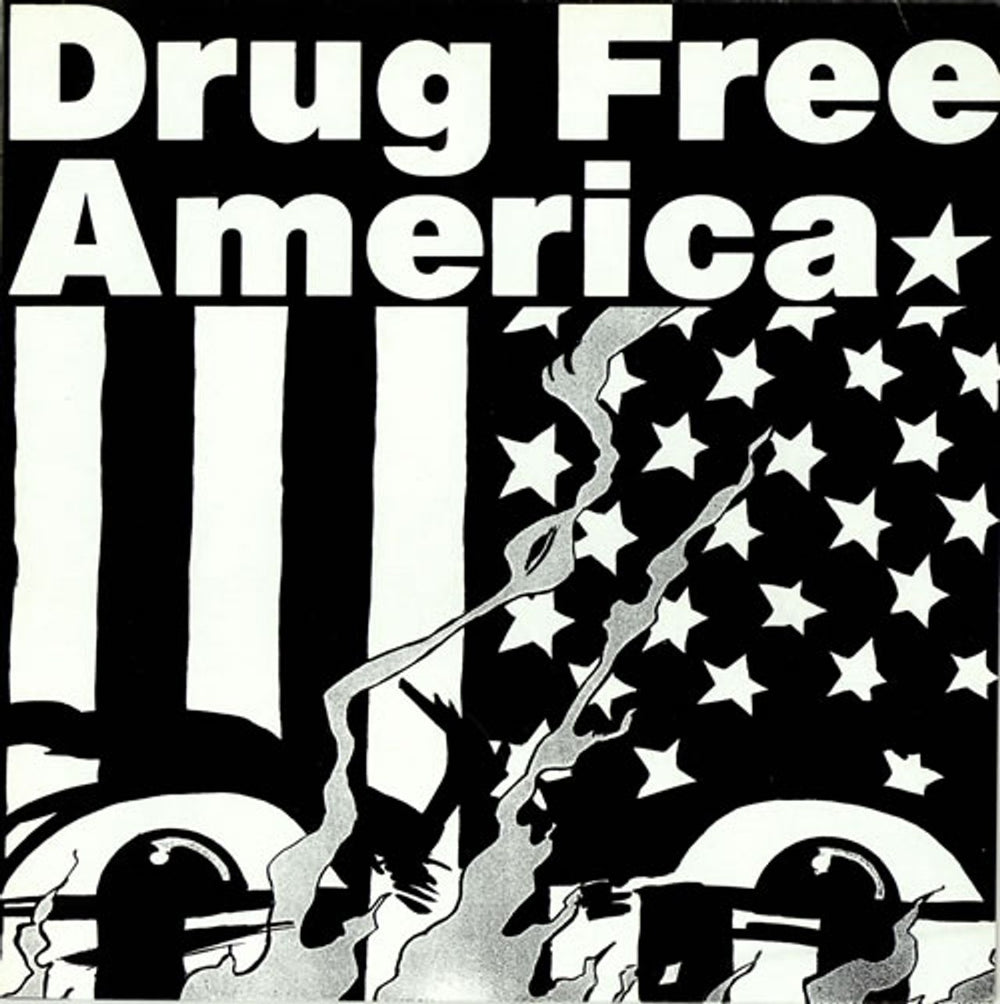 Drug Free America Heaven Ain't High Enough UK 12" vinyl single (12 inch record / Maxi-single) BE6