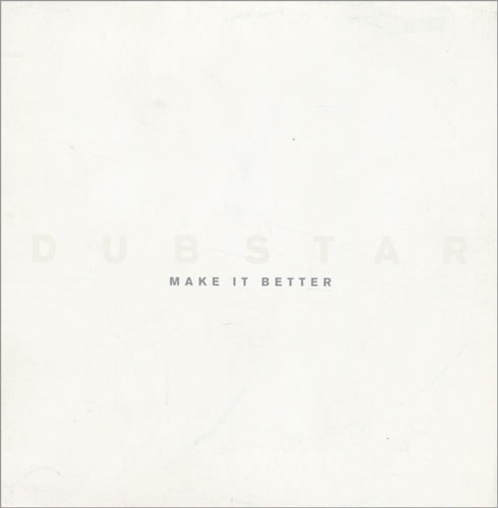 Dubstar Make It Better UK Promo CD single (CD5 / 5") FOODCDDJ30