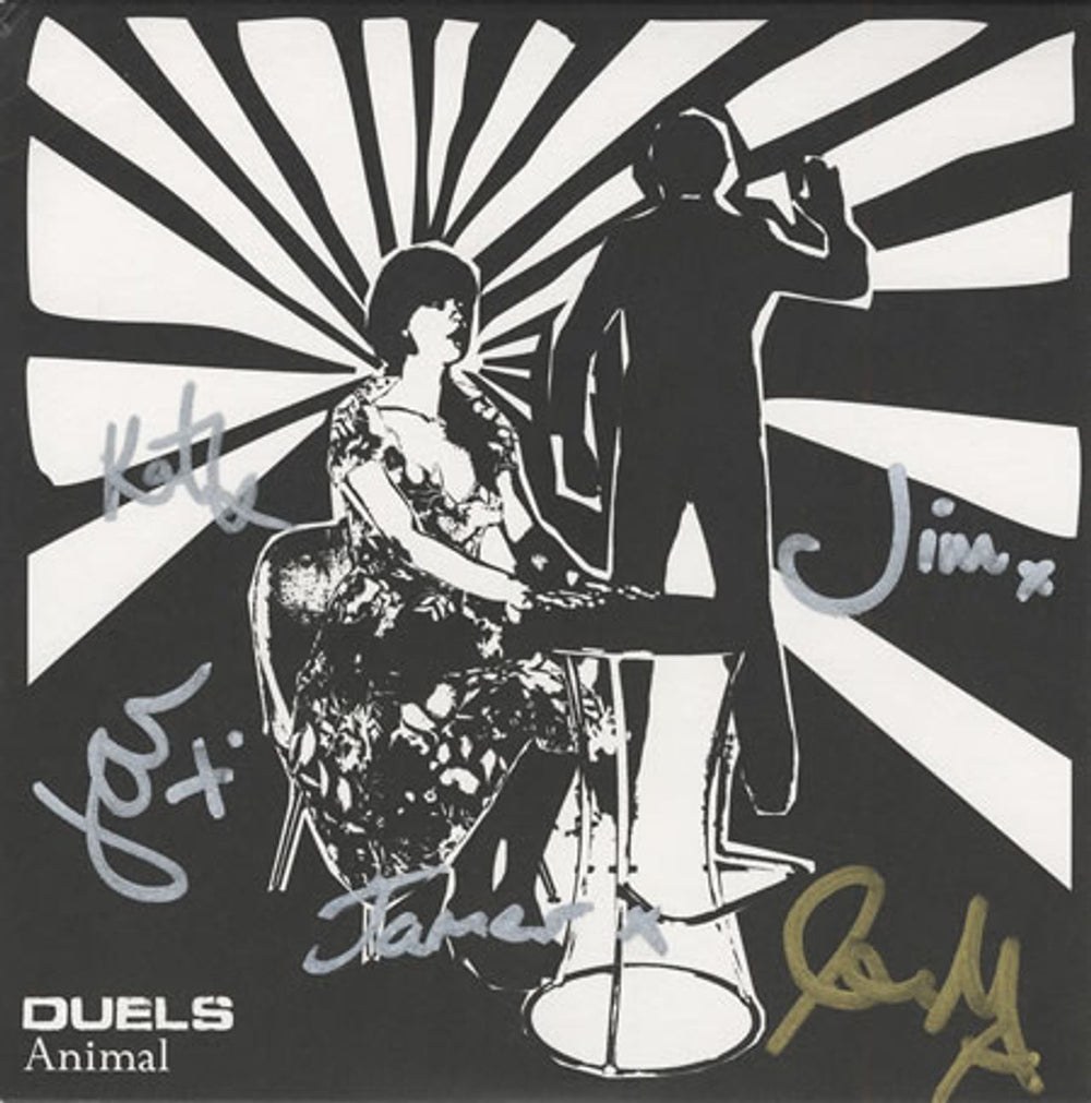 Duels Animal - Fully Autographed! UK 7" vinyl single (7 inch record / 45) NUD7S62