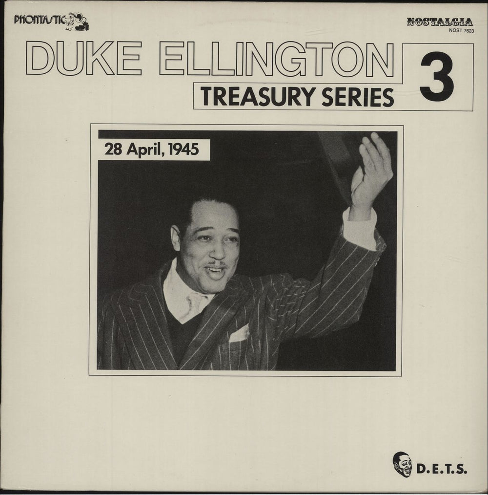 Duke Ellington 28 April, 1945 Swedish vinyl LP album (LP record) NOST7623