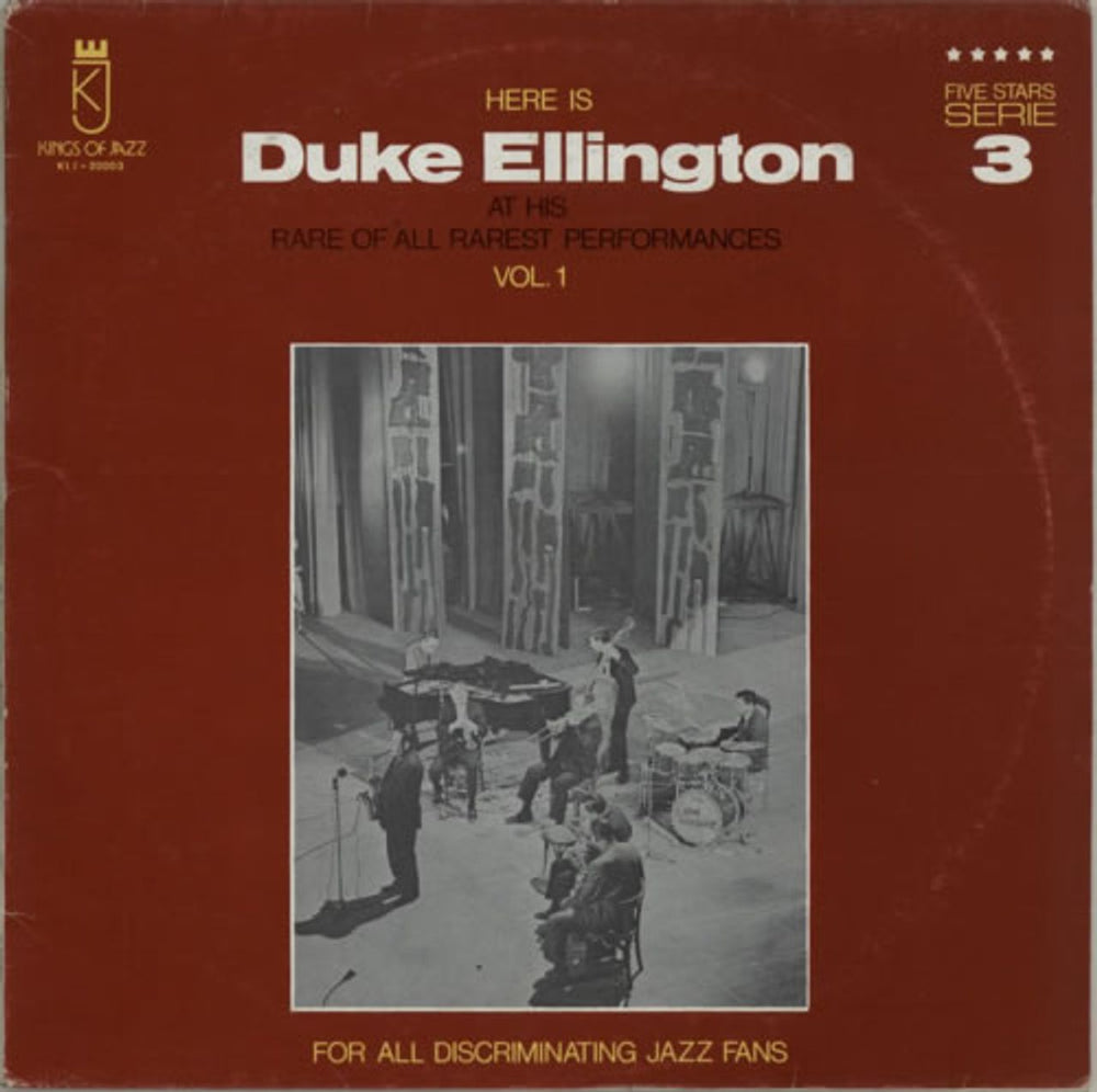 Duke Ellington Duke Ellington Vol. 1 Italian vinyl LP album (LP record) KLJ-20003