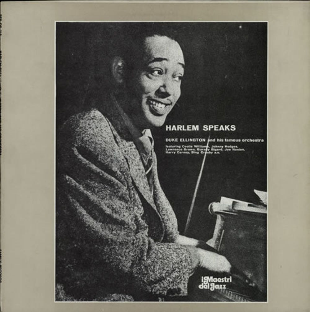 Duke Ellington Harlem Speaks Italian vinyl LP album (LP record) SFR-DP715