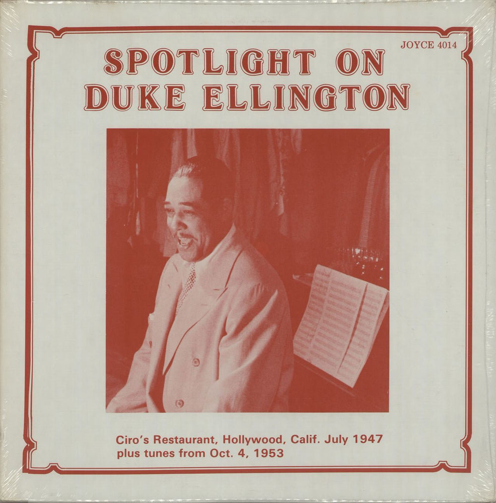 Duke Ellington Spotlight On Duke Ellington US 2-LP vinyl record set (Double LP Album) LP-4014/5