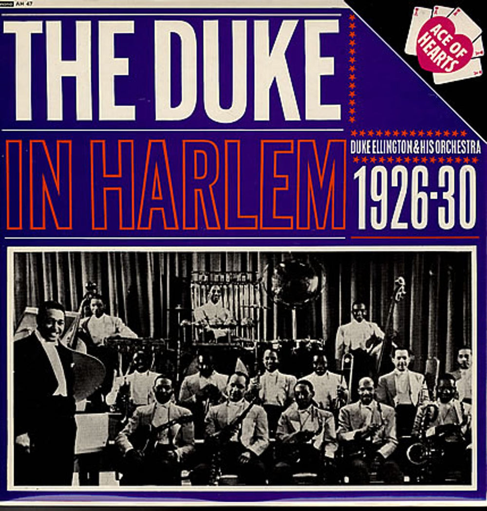 Duke Ellington The Duke In Harlem UK vinyl LP album (LP record) AH47