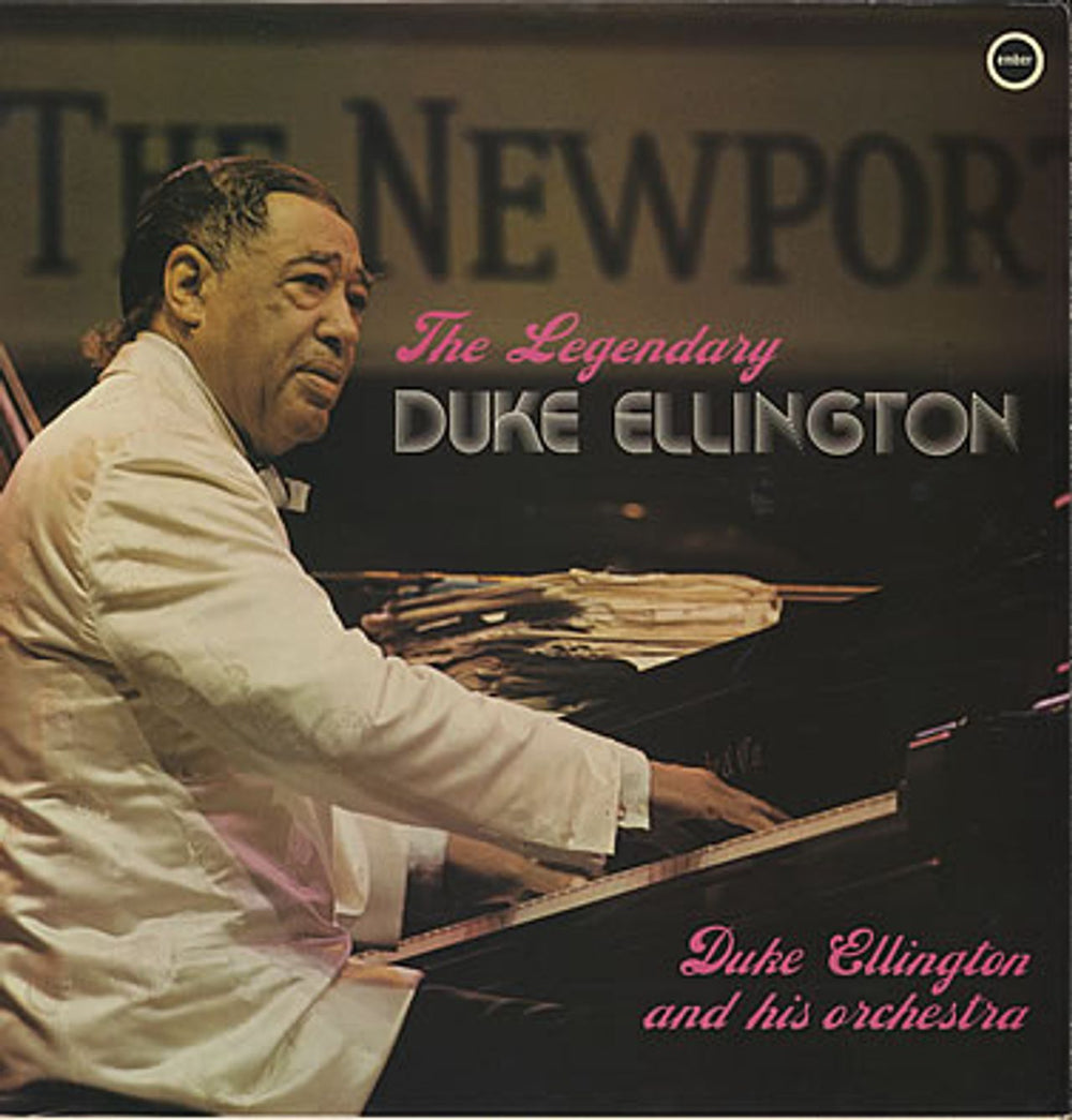 Duke Ellington The Legendary Duke Ellington UK vinyl LP album (LP record) CJS852