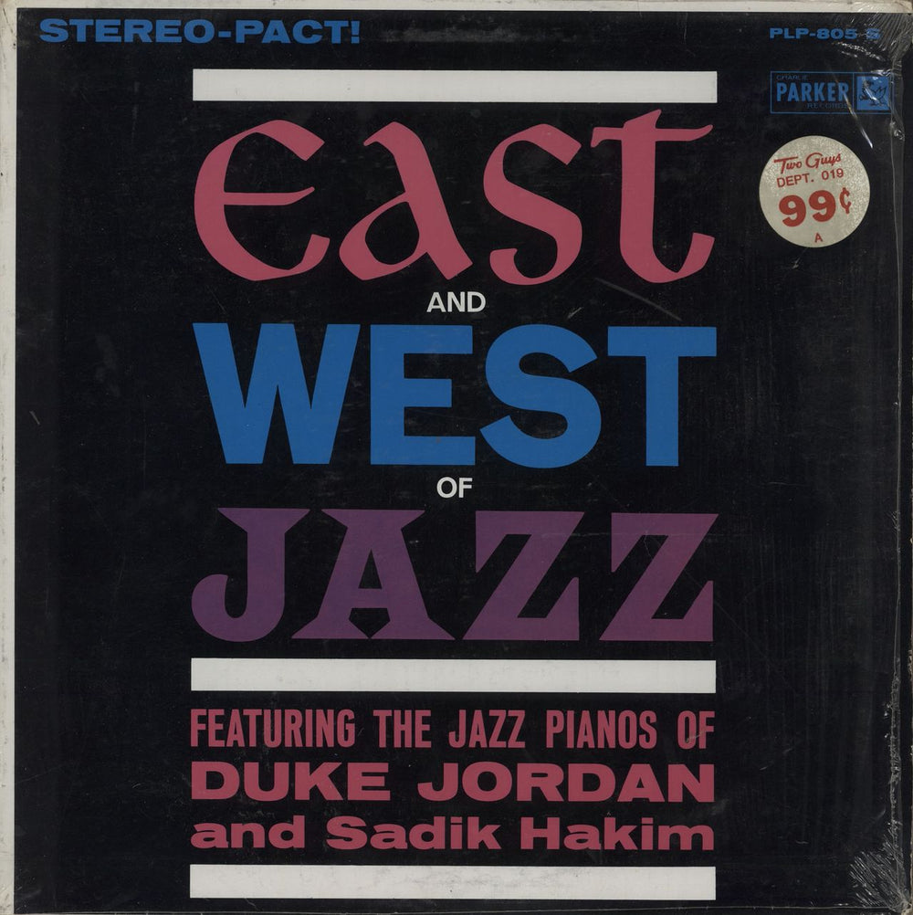 Duke Jordan East And West Of Jazz US vinyl LP album (LP record) PLP-805S