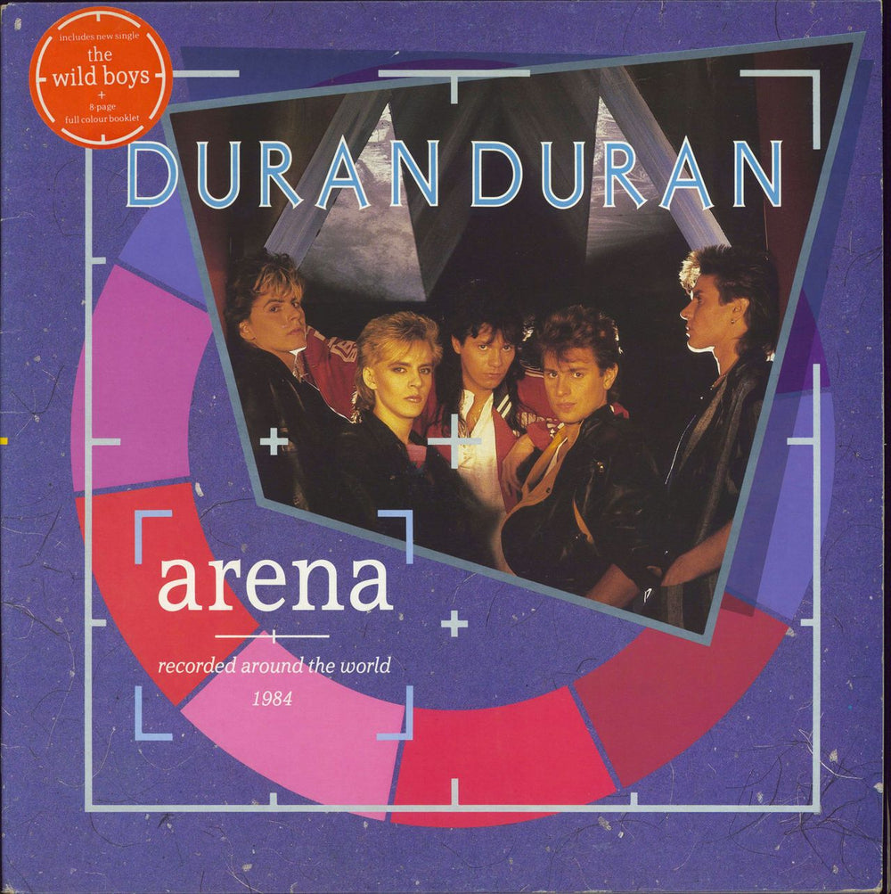 Duran Duran Arena + Stickered Sleeve Australian vinyl LP album (LP record) EMC.260308