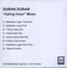 Duran Duran Falling Down - Mixes UK Promo CD-R acetate CD-R ACETATE