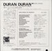 Duran Duran New Moon On Monday Japanese Promo 7" vinyl single (7 inch record / 45) 4988014308519