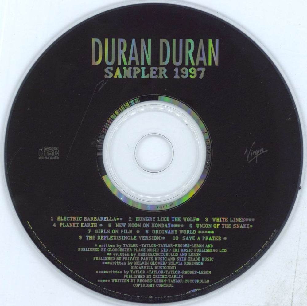 Duran Duran Sampler 1997 Japanese Promo CD album (CDLP) DDNCDSA110147