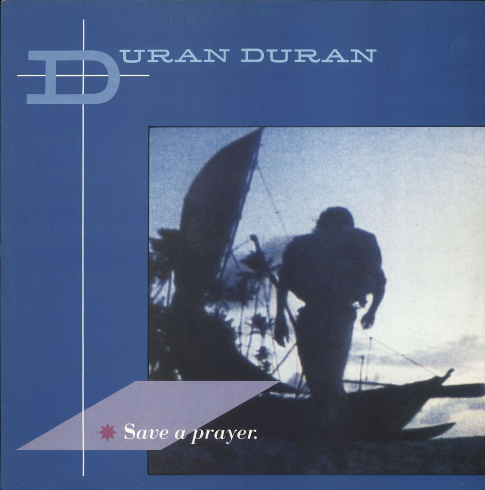 Duran Duran Save A Prayer - Black Labels UK 12" vinyl single (12 inch record / Maxi-single) 12EMI5327