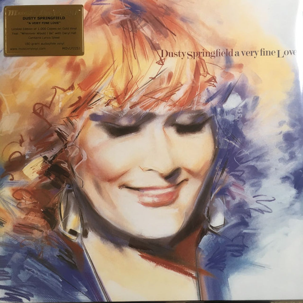 Dusty Springfield A Very Fine Love - 180 gram Gold Vinyl UK vinyl LP album (LP record) MOVLP2253