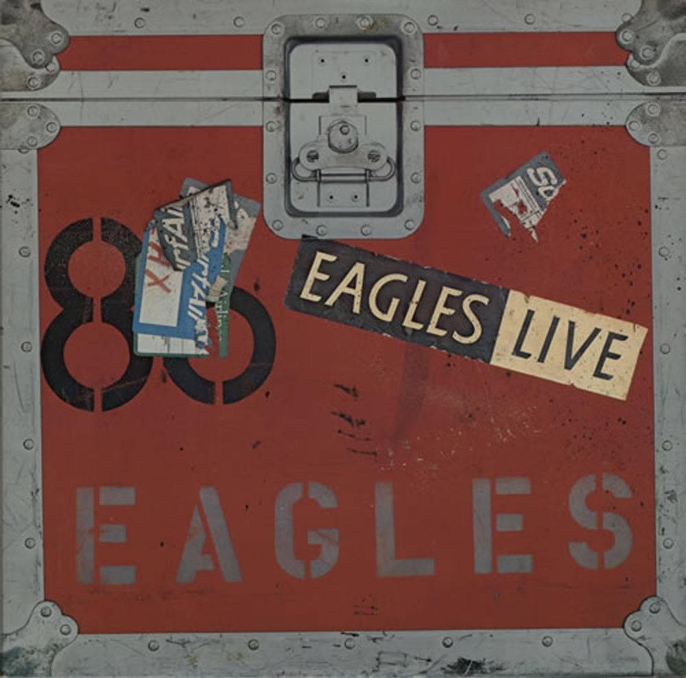 Eagles Eagles Live UK 2-LP vinyl record set (Double LP Album) K62032