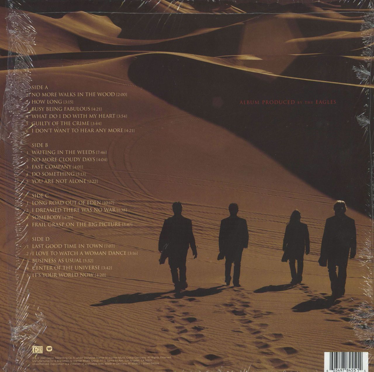 Eagles Long Road Out Of Eden - Shrink + Hype Sticker UK 2-LP vinyl