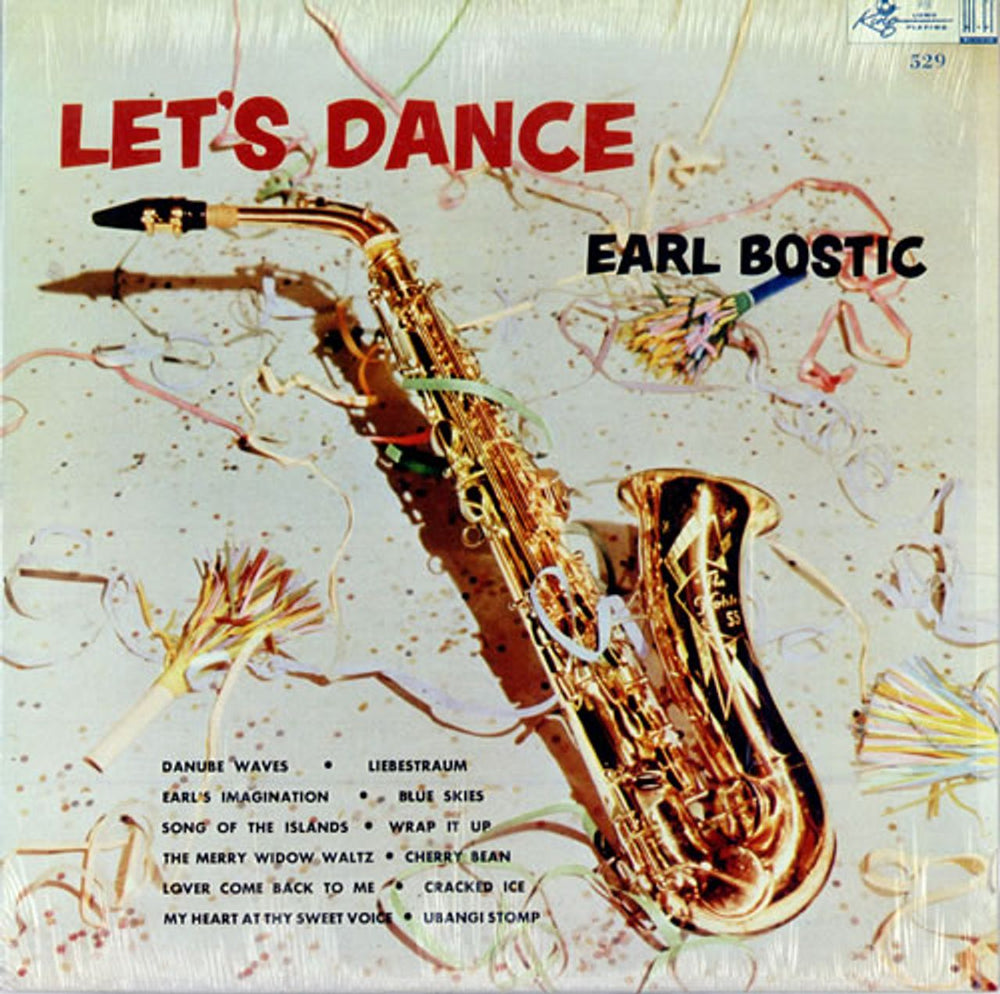 Earl Bostic Let's Dance With Earl Bostic US vinyl LP album (LP record) K-529