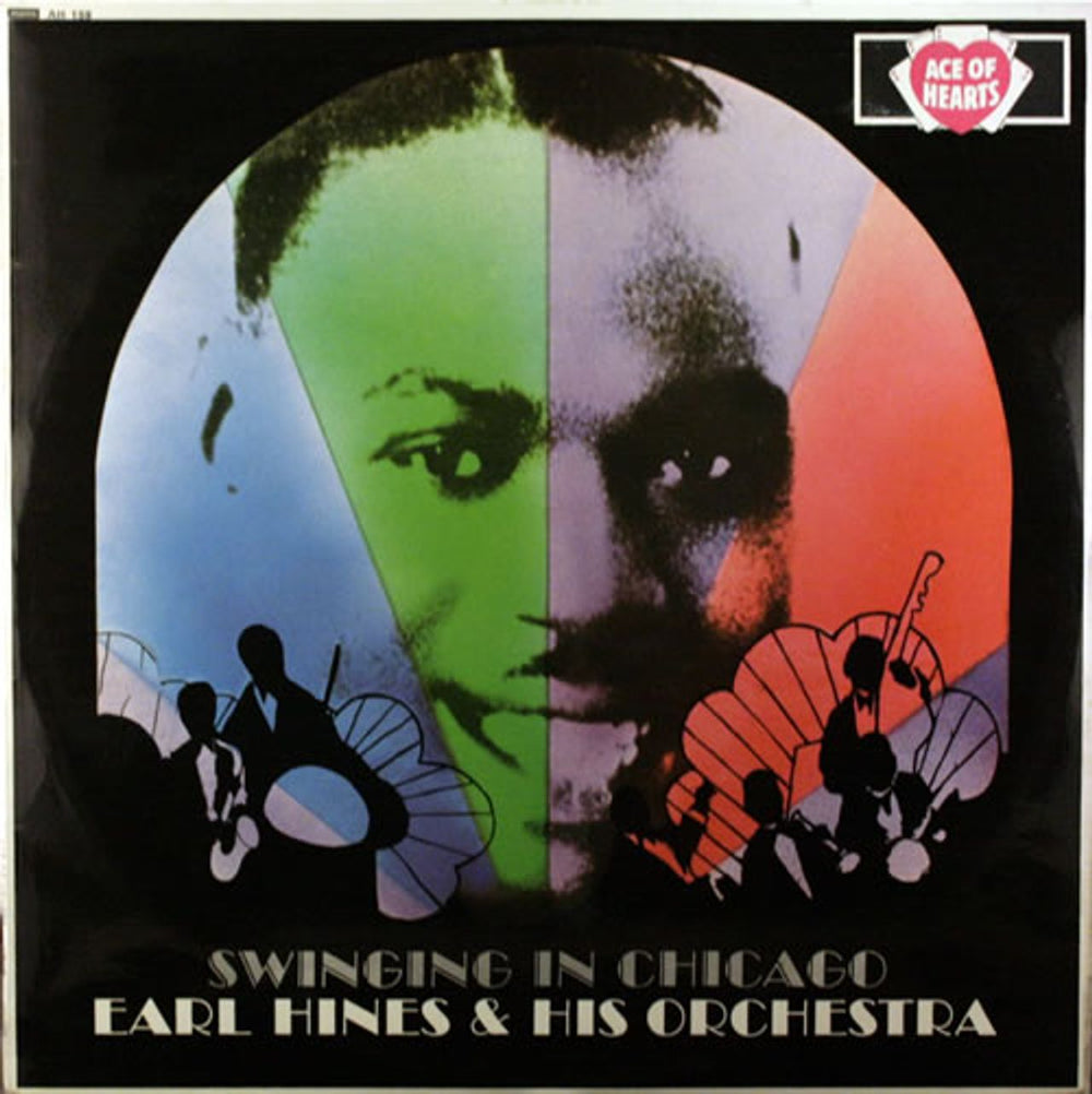 Earl Hines Swinging In Chicago UK vinyl LP album (LP record) AH159